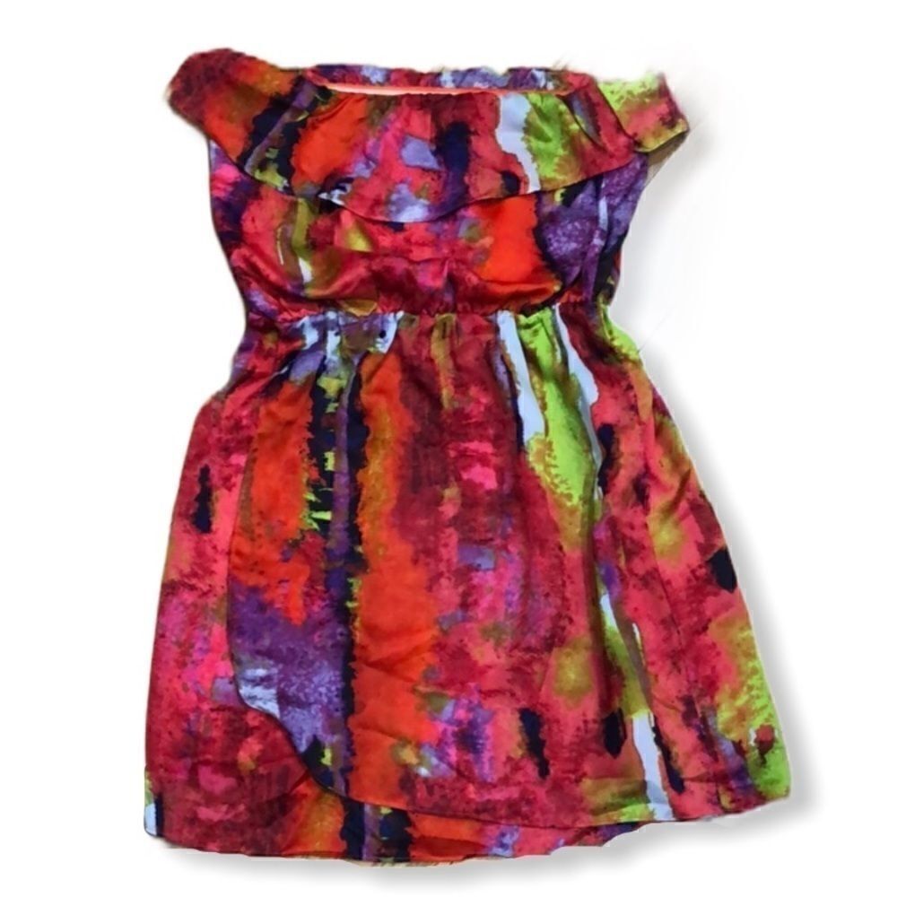 𝅺MM Couture by Miss Me Floral Ruffle Dress Sz S